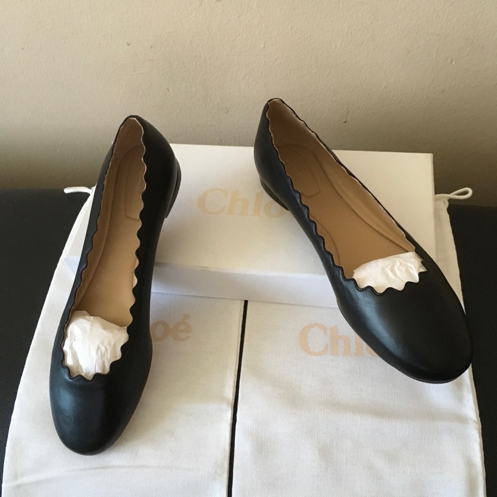 Chloe Scalloped Lauren Ballet Flats CH24960